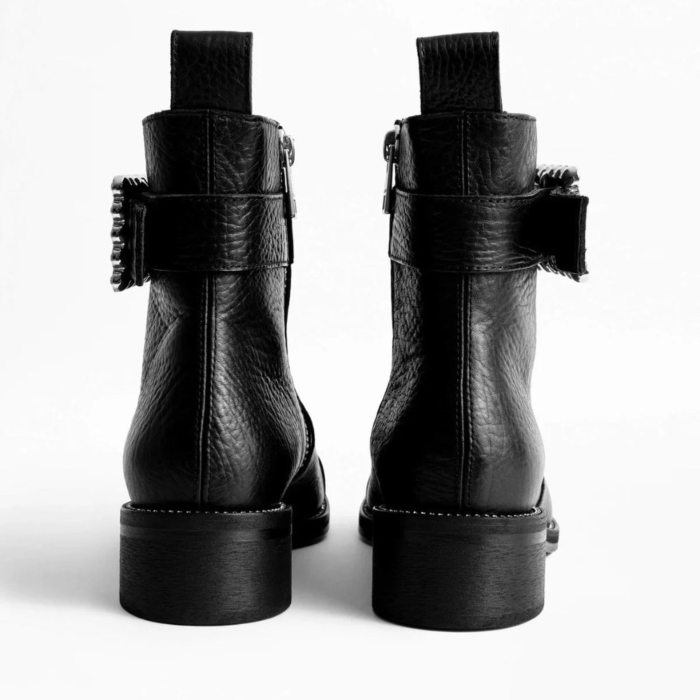 Zadig & Voltaire Empress Buckle Boots - Picture 4 of 9